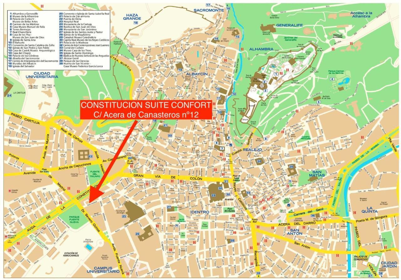 Constitucion Suite Confort I Granada Esterno foto